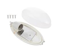 Amosfun Lampe Antidéflagrante en Plastique pour Sauna 3w Lumière Anti-buée Blanche Vis de Fixation pour Cabine de Vapeur et Salle de Bain