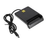 Amosfun Lecteur de Cartes USB Portable Multi Cartes Compatible ATM IC Id CAC Sim Rapide Compact et pour Windows Vista