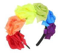 Amosfun Lgbt Rainbow Flower Headband Accessoire de Cheveux pour Événements de Fierté pour Photos Entre Amis