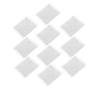 Amosfun Lot de 10 Filtres à Charbon Actif pour Bac à Litière de Chat, Haute Efficacité de Filtration, Universels, Absorbeurs D'odeurs pour Litière Blanche