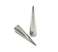 Amosfun Lot De 10 Moules À Pâtisserie Coniques En Acier Inoxydable 430 En Forme De Corne Faciles À Utiliser Et Lavables Au Lave-vaisselle Taille