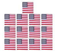 Amosfun Lot de 13 Bandeaux Drapeau Américain en Polyester Doux et Facile à Ranger pour Garçon et Filles et Adultes, Accessoires Cheveux pour Fête ou Usage Quotidien Couleur Aléatoire