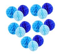 Amosfun Lot De 15 Centres De Table En Nid D'Abeille Pour Des Mères Ornements En Papier Nid D'Abeille Décoration Murale De Tissu Suspendues Décorations