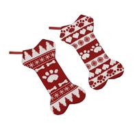 Amosfun Lot De 2 À Bonbons De Noël Cintres pour Chaussettes De Noël Décorations Élégantes pour Festifs