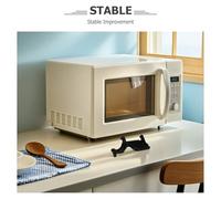 Amosfun Lot de 2 Bras de Verrouillage de Porte Universels pour Micro-Ondes Pièces Détachées Solide Levier de Sécurité Support de Porte Robuste pour Réparation et Remplacement Rapide