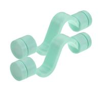 Amosfun Lot De 2 Butées Magnétiques Pour Porte De Lave-linge à Chargement Frontal, Béquille De Support En Plastique Vert, Clip De Ventilation Anti-odeurs, Accessoire Maison, Hôtel Et Laverie