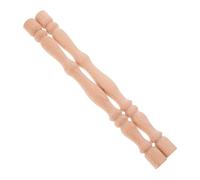 Amosfun Lot de 2 colonnes romaines en bois massif de pin brut pour décoration d'intérieur, pont et armoire à vin