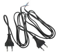 Amosfun Lot de 2 Cordons d'Alimentation Eu 15 M en Cuivre 2X075 Mm² Prise 2 Broches Câble d'Alimentation pour Appareils Électroménagers et Outils Électriques Compatible 220V Usage