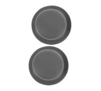Amosfun Lot de 2 couvercles de couvercles de casserole en silicone résistants à la chaleur antidérapants pour une cuisine sûre et une protection contre les brûlures Gris