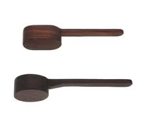 Amosfun Lot de 2 Cuillères Doseuses en Bois Massif Noyer Cuillères à Café Moulu de 10 G Ustensiles Cuisine Polyvalents pour Café Expresso Thé et Assaisonnements Adaptées Maison et