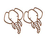 Amosfun Lot De 2 Décorations Murales Animaux En Tilleul Creuses, Panneaux Muraux Bois Rustiques, Artisanat Mural Garçon Et Filles, Décoration Chambre Et Salon Suspendue