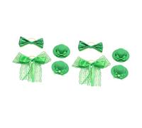 Amosfun Lot De 2 Décorations pour Bouteilles De Vin Chapeaux Décoratifs pour La Saint-Patrick Accessoires De Fête 4 Pièces X 2