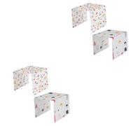 Amosfun Lot de 2 Housses de Anti-poussière pour Réfrigérateur en Coton Et Lin Motif Flèche Tendance Lavables Robustes pour Cuisine Salon Faciles D'entretien 2 Pièces