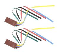 Amosfun Lot de 2 Marque-pages en Ruban Coloré pour Bible, en Cuir et Polyester, Larges Languettes Délicates, pour Étudiants et Lecture Biblique, Accessoires Pratiques pour Marquer