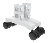 Amosfun Lot de 2 Pieds Applicables pour Chauffage à Infrarouge, Support Réglable 360° en Nylon et Fer, Compatible Chauffage Électrique Mobile, pour Usage Domestique et Appartement