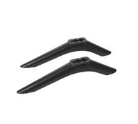 Amosfun Lot de 2 Pieds de Support Universels pour Télévision 26-43 Pouces avec Vis Base Stable en Métal Noir Compatible TV LED LCD Support de Meuble TV de Table Bureau et Salon