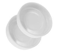 Amosfun Lot de 2 plats à sauce soja en céramique pour condiments - Bols polyvalents pour tremper les sauces, le beurre, l'huile d'olive et les assaisonnements, usage domestique et restaurant
