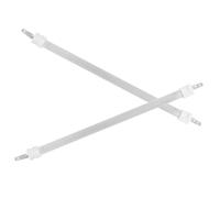 Amosfun Lot de 2 Résistance Quartz Infrarouge de Rechange pour Chauffage de Terrasse Électrique, Tube Chauffant en Quartz et Céramique, Chauffe Rapide et Fiable
