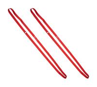 Amosfun Lot de 2 Rubans Anti-crevaison pour Vélo 20 Pouces, Protège-Chambre à Air en PVC Haute Pression, Doublure Jante Rouge pour VTT, Accessoire Léger et Résistant, Protection Solide