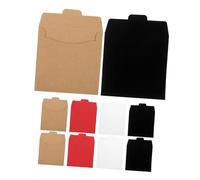 Amosfun Lot de 20 Enveloppes en Papier Kraft pour CD DVD Boîtiers en Carton Autocollants Espace pour Personnalisation