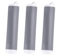 Amosfun Lot de 3 Manchons de Poignée en Silicone Gris, Résistants la Chaleur et Antidérapants, Taille Moyenne pour Poignées de 1,5 à 3,5 Cm, Protection Thermique pour Poêles en Fonte