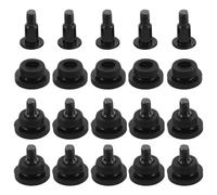 Amosfun Lot de 30 Vis Anti-vibrations en Fer pour Disque Dur 2,5 Pouces SSD et Hdd Absorption des Chocs, Fixation Précise pour Stockage DIY et Centres de Données