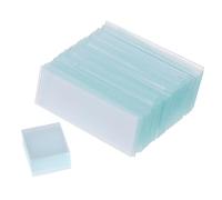 Amosfun Lot de 300 Accessoires de Microscope 2X 50 Lames de Verre Vierges 2X 100 Lamelles Couvre-Objets en Verre Carré sans Bords Kit de Lames de Microscope pour Usage Scientifique et