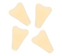 Amosfun Lot de 4 Coussinets Adhésifs en Silicone Réutilisables Couleur Chair, Étanches et Ergonomiques, Protection Intime Discrète pour Natation, Yoga et Sports Aquatiques