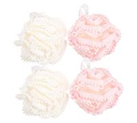 Amosfun Lot De 4 Éponges De Bain Exfoliantes Pour Le Corps Et Le Corps