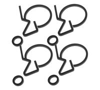 Amosfun Lot De 4 Panneaux De Toilettes Pour Porte Pour Pour Homme Et Femme Symbole De Handicap Noir