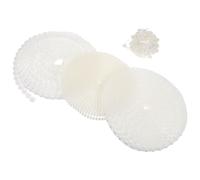 Amosfun Lot De 4 Rouleaux De Chaînes De Perles Artificielles pour Décoration De Colliers 5 M Chaîne De Perles Artificielles Garniture De