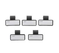 Amosfun Lot de 5 Plaques D'identification Double Face pour Stéthoscope, Porte-nom en Polypropylène Clip, Étiquettes pour Tubes de Stéthoscope, Accessoire Pratique pour Usage Médical