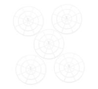 Amosfun Lot de 5 Presses à Cornichons en Maille Fine 55 Mm, Plastique Solide, Portable et Compact, pour Fermentation Uniforme des Légumes en Bocaux Cuisine et Brassage Maison