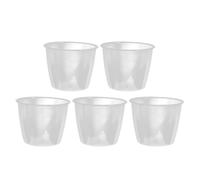 Amosfun Lot de 5 Tasses Doseuses en Plastique Transparent 160ml pour Cuiseur à Riz, Graduations Précises, Gobelets à Mesurer le Riz et Aliments Liquides, Accessoire Cuisine Réutilisable