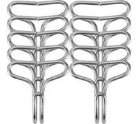 Amosfun Lot de 50 Crochets pour Coussin de Siège Auto en Acier Inoxydable, Fixation Robuste pour Housses et Sangles, Utilisation Pratique Voitures et Véhicules Personnels