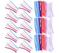 Amosfun Lot de 6 Pelotes de Fil à Crocheter Prédécoupées 100% Acrylique, Fil Épais pour Tapis et Crochet, Assortiment Coloré pour Loisirs Créatifs, Kit DIY Adapté aux Coussins, Tapis