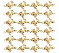 Amosfun Lot de 60 Breloques Pendantes Cheval Galop en Métal Ancien Doré, Petit Pendentif pour Fabrication de Bijoux, Accessoires DIY pour Bracelets, Colliers et Porte-clés, Décoration