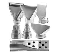 Amosfun Lot de 7 buses d'air chaud en acier inoxydable pour pistolet à air chaud - Accessoires de station de soudure à air chaud avec haute résistance aux chocs et remplacement facile pour réparation