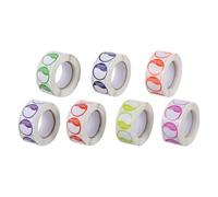 Amosfun Lot de 7 Rouleaux D’Étiquettes Adhésives Amovibles de Gestion des Stocks Alimentaires Codées par Couleur Format Hebdomadaire pour Restaurants et Emballages Alimentaires
