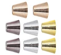 Amosfun Lot de 8 Anneaux de Queue de Cheval Décoratifs Intégrées, Pinces en Métal Imitation, Couleurs Variées, Accessoires Coiffure Polyvalents pour Mariage et Usage Quotidien