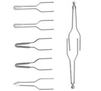 Amosfun Lot de 8 Set de Pointes de Pyrogravure en Fil de Fer pour Machine à Pyrograver, Embouts de Rechange Tailles 18 à 23, Compatibles pour Combustion du Bois, Kit Outils de Pyrograveur