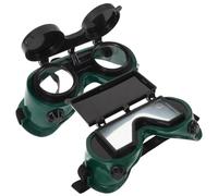 Amosfun Lunettes de Sécurité Plusieurs styles 2pcs pour Soudeurs en Plastique Vert Protection Lumière Forte et Éclats de Carbone pour Soudage et Découpe Plusieurs styles