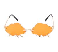 Amosfun Lunettes De Soleil Nuage Pour Femme Design Unique Sans Cadre Protection Uv400 Accessoire Léger Parfait Pour Fêtes Et Sorties Extérieures