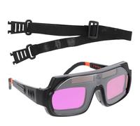 Amosfun Lunettes de Soudage Solaires Automatiques à Modulation Double Fréquence, Protection Oculaire Antichoc Écran Lcd, Légères et Rechargeables pour Usage Industriel et Soudeur
