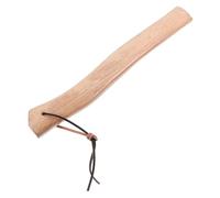 Amosfun Manche de Hachette Court en Bois Résistant aux Intempéries 32 Cm, Poignée Remplaçable Ergonomique pour Outils de Camping et Jardin, Bois Lisse sans Échardes, Maniabilité Optimale