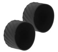 Amosfun Manchon Housse Isolante et Résistante à l'usure en Silicone Antidérapant pour Bouteille d'eau 2pcs pour Usage Quotidien et Activités en Plein Air
