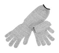 Amosfun Manchons de Protection Résistants aux Coupures Niveau 5 en Hppe avec Manches Longues et Protection Avant-bras Étendue pour Tâches Cuisine et Chantier