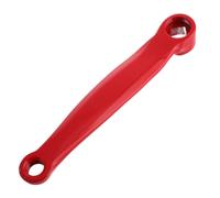 Amosfun Manivelle Gauche de Vélo pour Réparation, Fer Rouge | Compatible Vélo Pliant et Bicyclette, Usage Réparation, Design Polyvalent, Confort de Conduite, Couleur Rouge