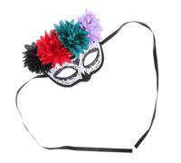 Amosfun Masque de Carnaval Fleur, Masque Fantôme Décoratif en Plastique