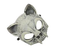 Amosfun Masque De Crâne De Mouton Costume Avec Oreilles De Chat Design 3d Réaliste Pour Les Fêtes Dhalloween